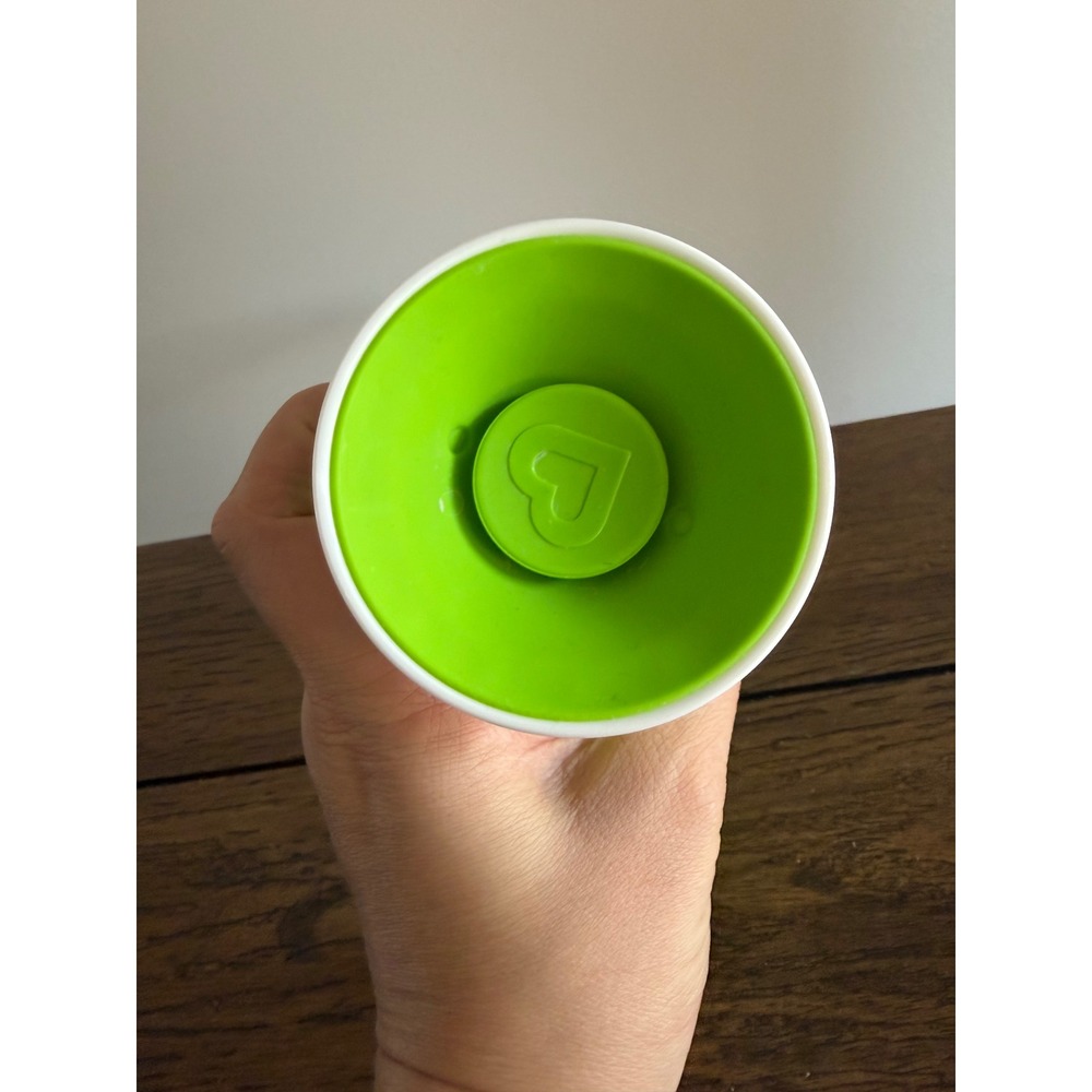 Munchkin Miracle 360 Sippy Cup Toddler 10oz Green Good Spoutless Spill Proof - Picture 5 of 5